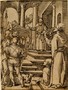 Raimondi Marcantonio - Cristo davanti a Pilato (dalla serie: Piccola passione)